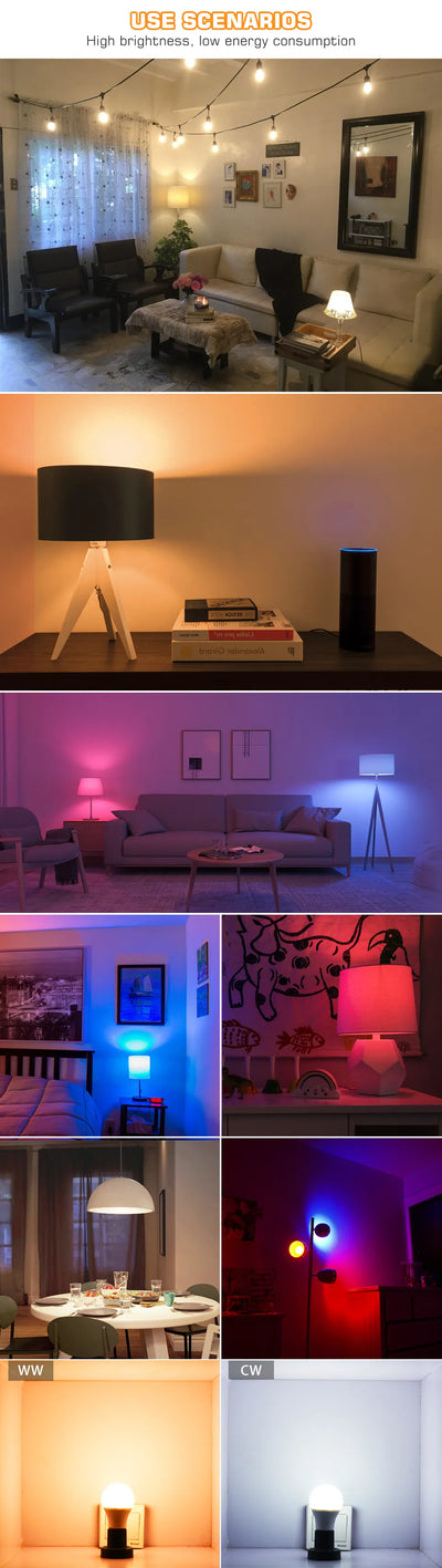 Color Changing  Lamp  Control Dimmable